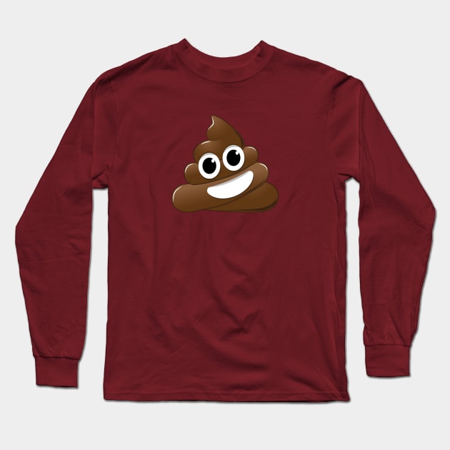 Poo Long Sleeve T-Shirt by Godot